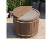 Tuindeco Cold tub Ø120 cm, thermally modified spruce