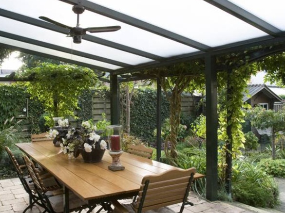 Hliníková pergola CLIMALUX antracit Skylux Pergola Climalux