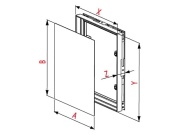 Den Braven Dvířka pod obklad PVC