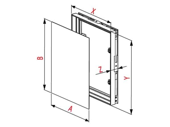 Dvířka pod obklad PVC Den Braven