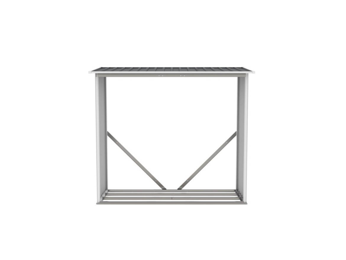 G21 Přístřešek na dřevo  WOH 136 - 182 x 75 cm, antracitový