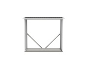 G21 Přístřešek na dřevo  WOH 136 - 182 x 75 cm, antracitový