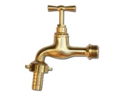 Bradas Zahradní vodovodní kohout - mosazný 1/2" x 3/4"