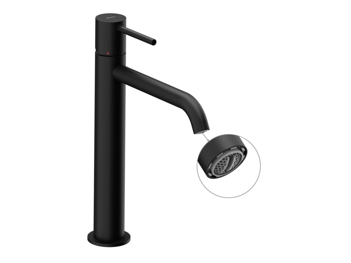 Ravak ES 014.60RGB Umyvadlová stojánková baterie 250 mm bez výpusti, růžové zlato kartáčované