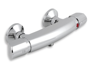 Vodovodní baterie – Novaservis Sprchová baterie Metalia 57 150 mm, chrom, nástěnná, termostatická, bez příslušenství, 57961/1,0