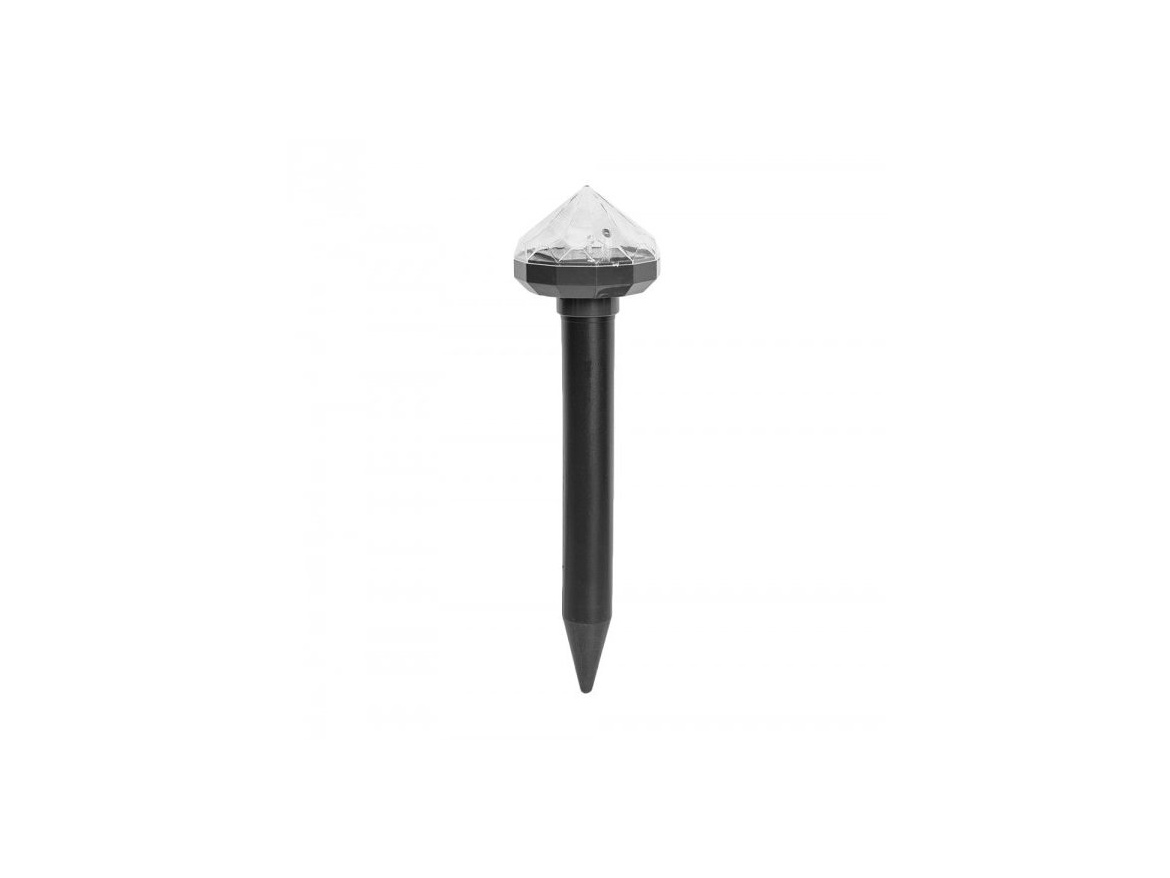 Bradas Solární odpuzovač / plašička krtků a hlodavců - LED lampa / ABS diamant