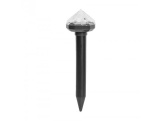 Bradas Solární odpuzovač / plašička krtků a hlodavců - LED lampa / ABS diamant