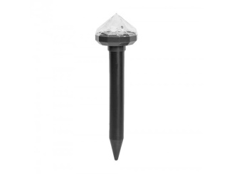 Kertek –  Bradas Solární odpuzovač / plašička krtků a hlodavců - LED lampa / ABS diamant