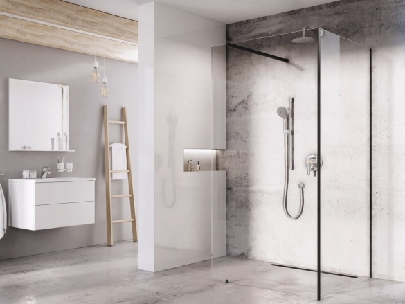 Ravak Walk-In Corner Set 120x90, lesk+transparent
