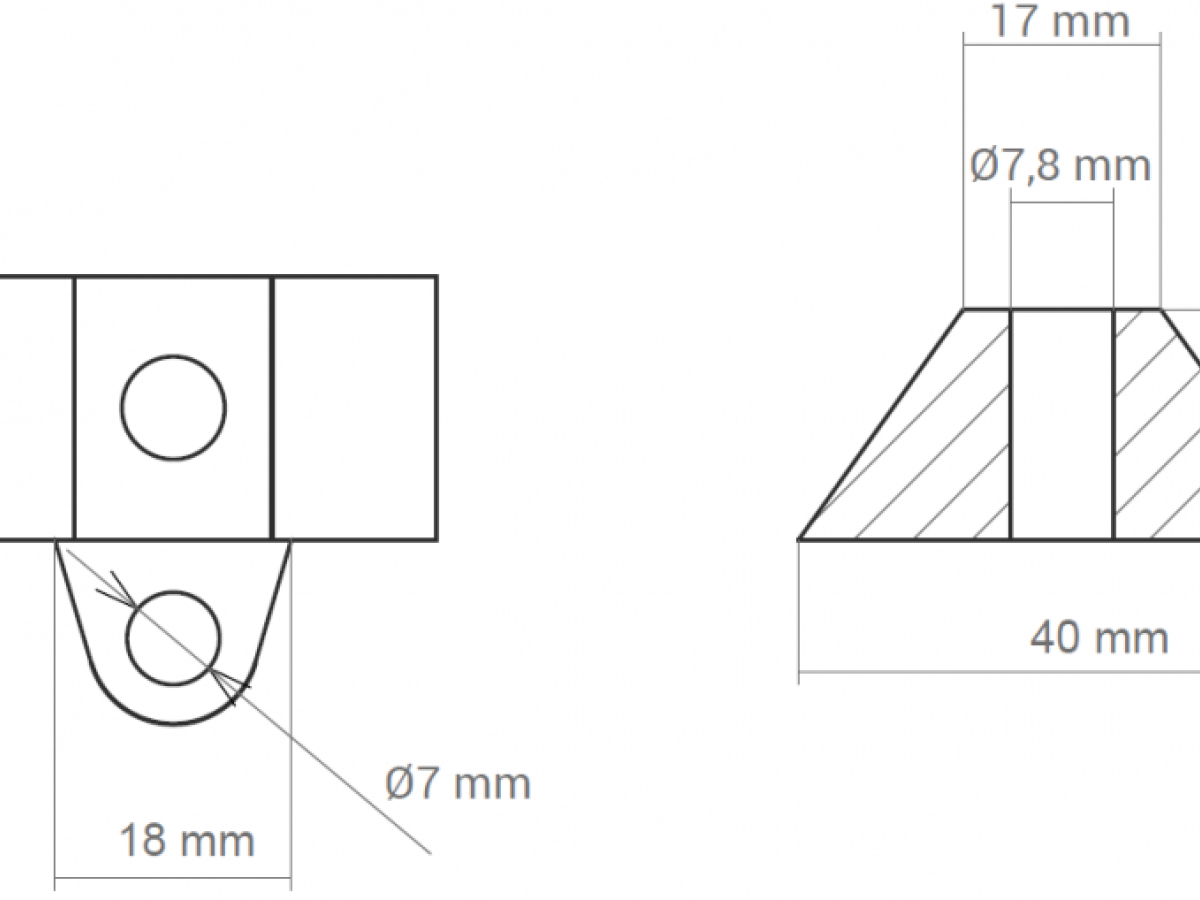 Distanční podložka Scobax