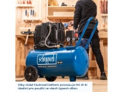 Tichý bezolejový dvouválcový kompresor 50 l Scheppach HC 51 Si