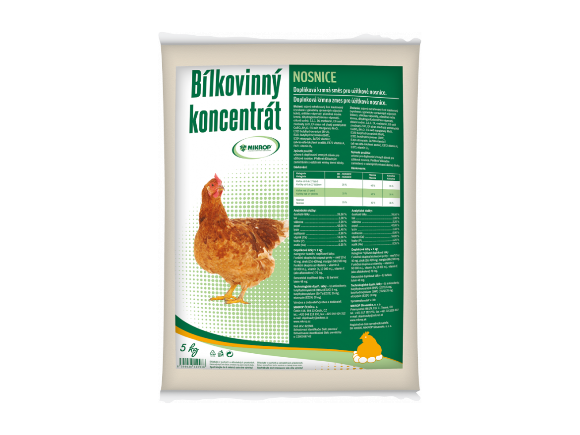 Scobax Bílkovinný koncentrát BK Nosnice, 5 kg