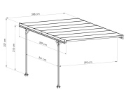 Přístřešek na auto Trigano Jardin Mistral Double