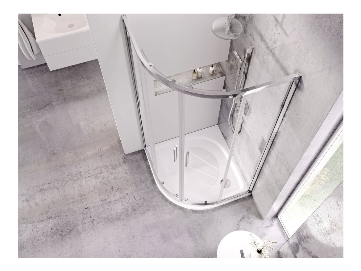 Ravak BLSCP4 80x80, černá+transparent
