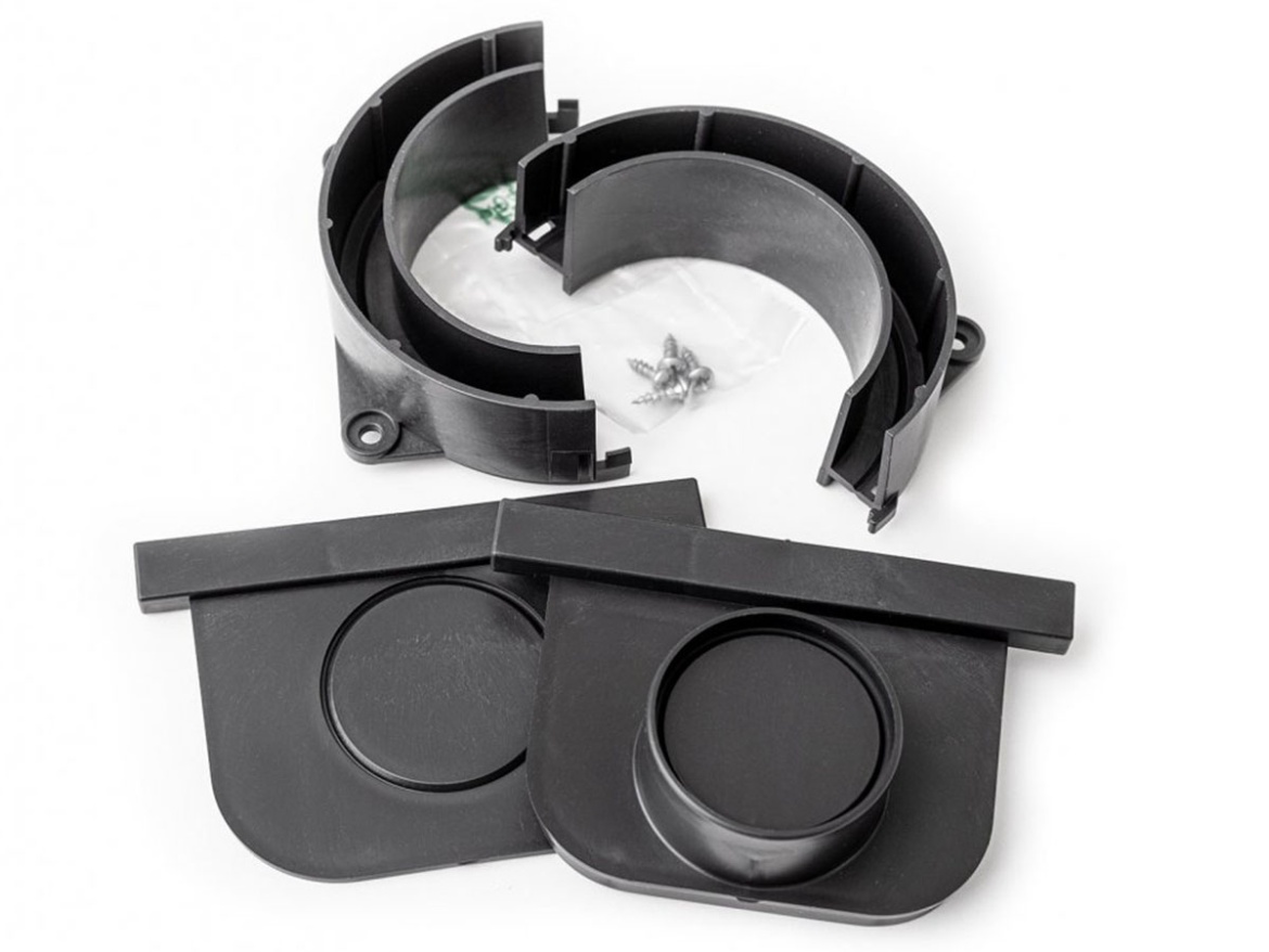 Plastový žlab s pozinkovanou mříží Gutta A15 set