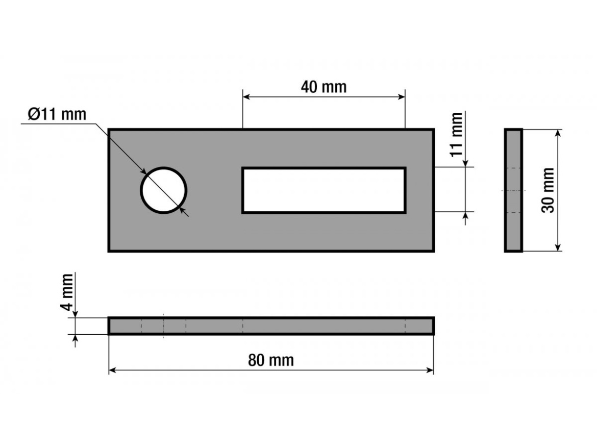 G21 Montážní adaptér  plochý