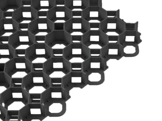 Zatravňovací tvárnice Covernit Covergrid Max černá, 500 x 500 x 40 mm