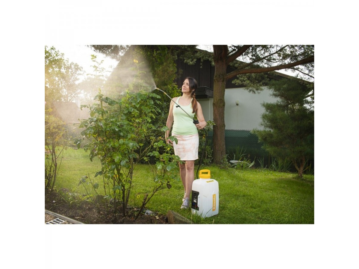 Aku postřikovač 20 V + 2Ah baterie + nabíječka Riwall PRO RAS 1220 SET