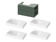 Ravak SD Lite 80 P skříňka pod umyvadlo Smoke Grey