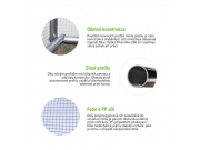 VespaGarden Zahradní fóliovník VESPAGARDEN 2x3,5m extra silný - bílý