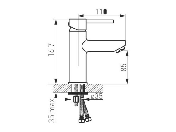 Novaservis Dřezová baterie Titania Iris, chrom, stojánková,  BFI2