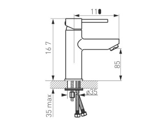Vodovodné batérie – Novaservis Dřezová baterie Titania Iris, chrom, stojánková, BFI2