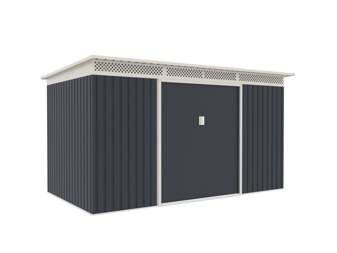 G21 Zahradní domek  GRAH 700 - 340 x 206 cm, antracitový