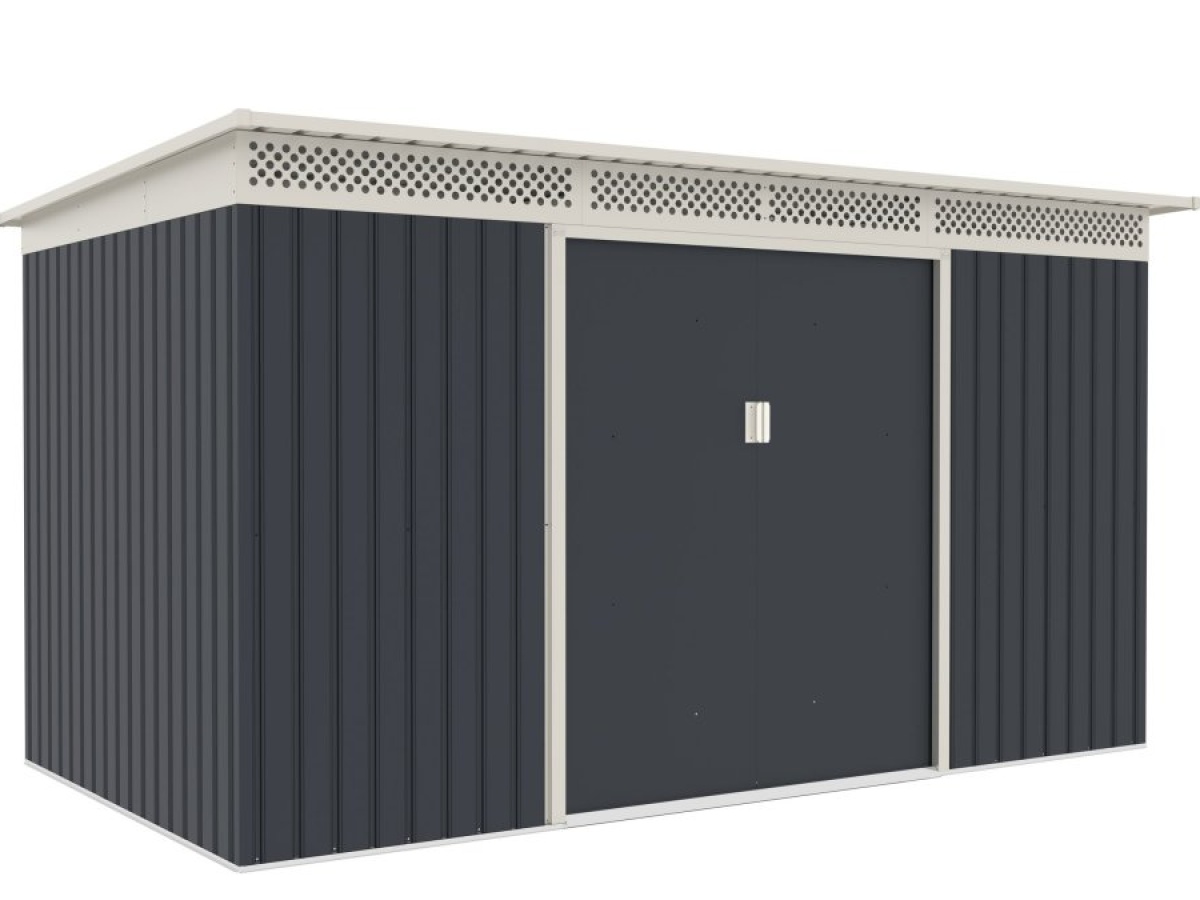 G21 Zahradní domek  GRAH 700 - 340 x 206 cm, antracitový