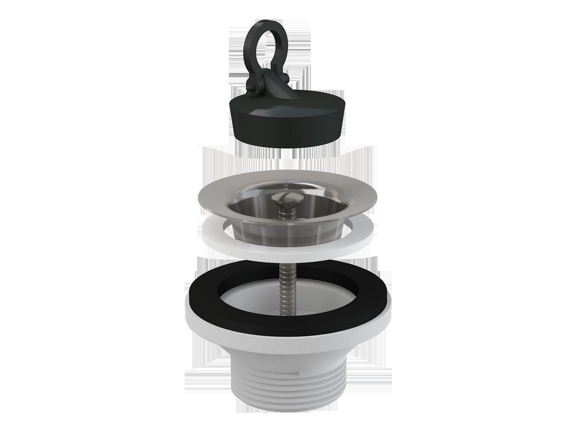 Alcadrain Umyvadlová výpusť 5/4", nerez mřížka,   A31