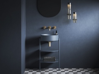 Otvorený nábytok –  Ravak Konstrukce pod umyvadlo CS Yard 80, Smoke Grey