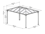 Zahradní altán Palram Martinique