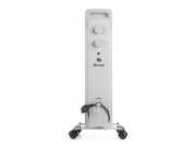 G21 Olejový radiátor  Merapi bílý, 9 žeber, 2000 W