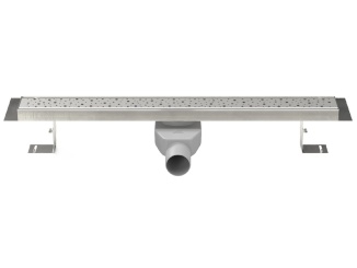 Technická sanita –  Chuděj LZB 50 360° Nerez 850 mm, Drops, matný, K3