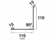 Spodní lemování ke zdi Covernit Classic