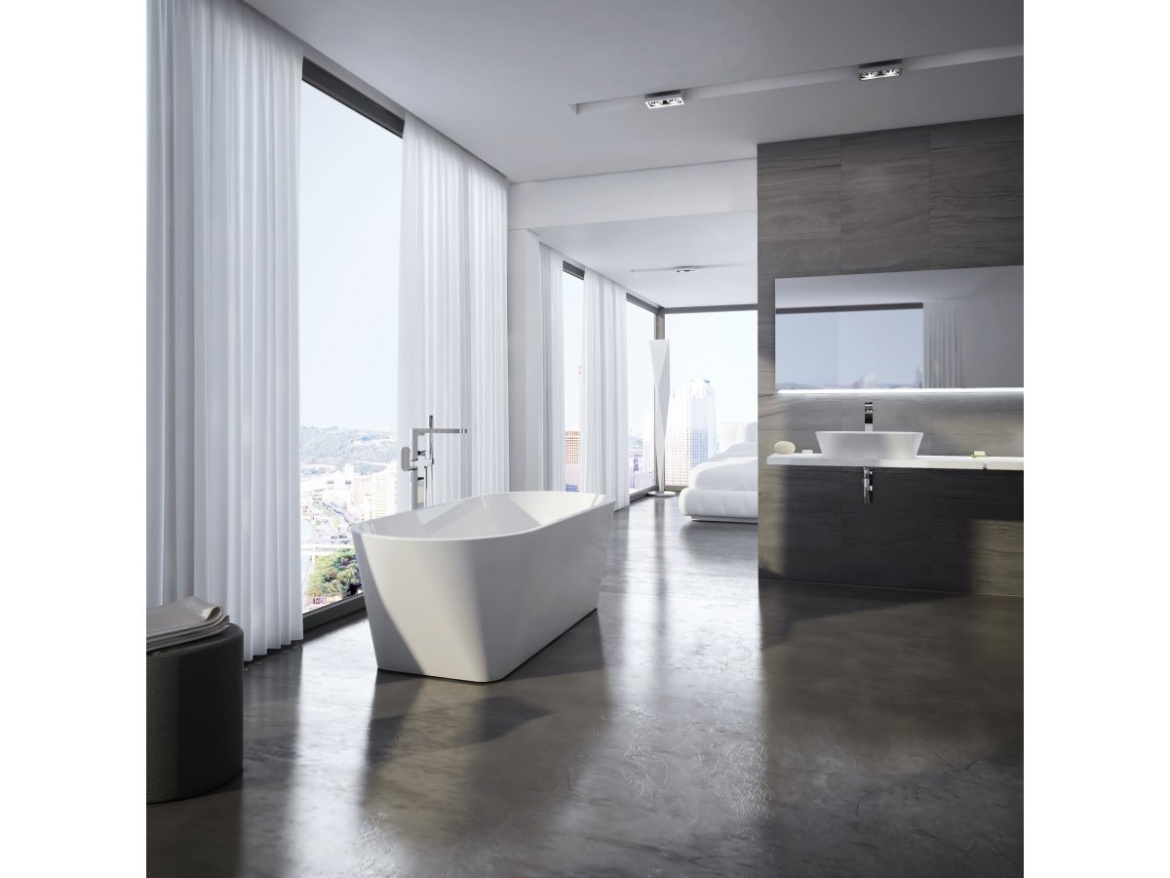 Ravak Vaňa Solo 178x80, voľne stojaca, biela, krytka prepadu a odtoku čierna