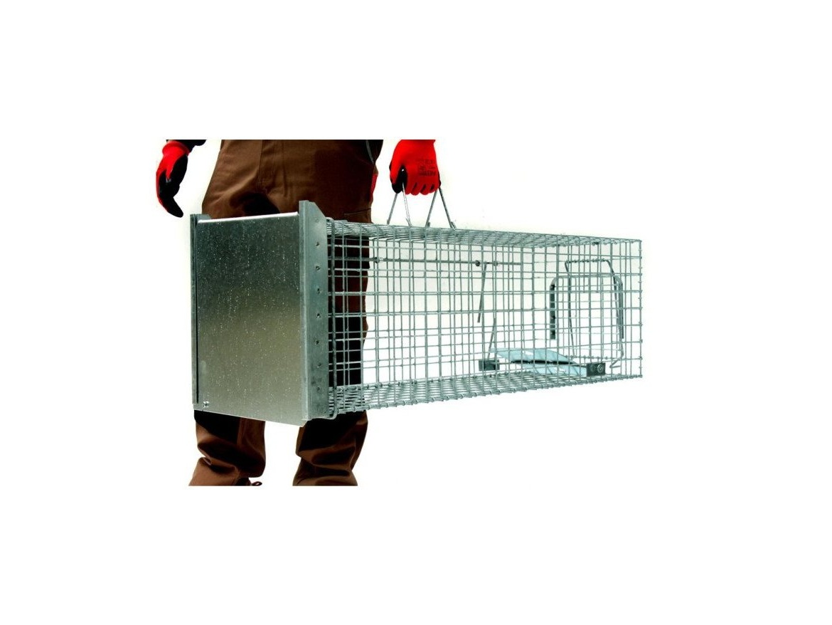 Scobax Profesionální past na lišky, kuny a kočky TRAP ST102x34x34