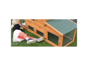 Scobax Dřevěná králíkárna PRACHATICE, 1800x620x720 mm