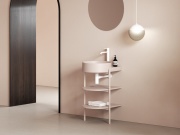 Ravak Konstrukce pod umyvadlo CS Yard 80, Alabaster Pink