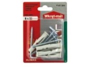 Univerzális távtartó kampóval 6x48 bliszter Klimas Wkręt-met HMOŽDINKA ROZPĚRNÁ S VRUTEM / HÁKEM / OKEM - BLISTR