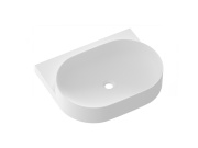 Ravak Umývadlo Yard 60, s otvorom pre batériu, bez prepadu, Grey Green