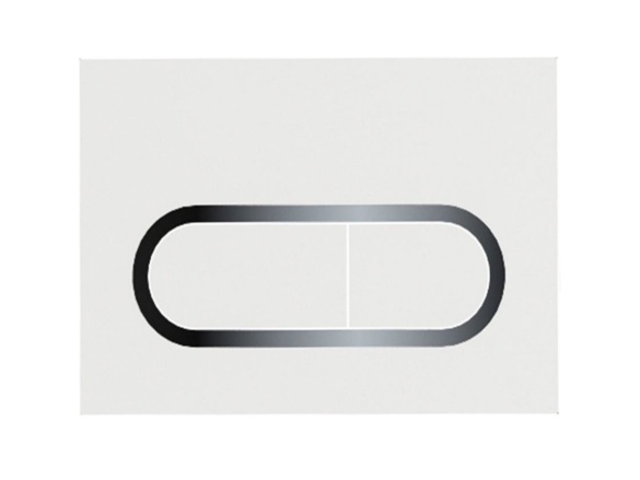 Ravak WC tlačidlo Chrome, satin