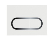 Ravak WC tlačítko Chrome, bílá