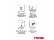 Ravak DS 091.00CR Sprchový sloup netermostatický, posuvný, se sprchovým setem, chrom