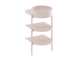 Ravak Konštrukcia pod umývadlo CS Yard 60, Alabaster Pink