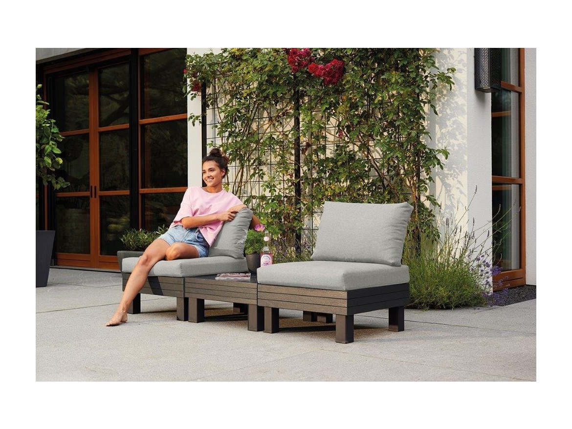 Keter Zahradní nábytek  Elements balkónový modulární set grafitový