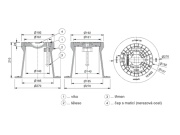 Šoupátkový poklop D400 - plyn Vlček Oslava