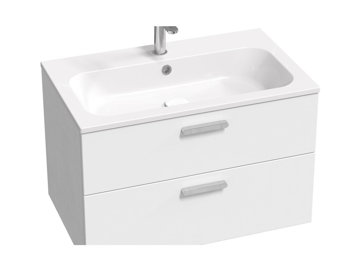 Ravak Umyvadlo Chrome Slim 60, s otvorem pro baterii, s přepadem