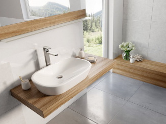 Umývadlá –  Ravak Umyvadlo Ceramic O 60, bez otvoru pro baterii, bez přepadu, bílá