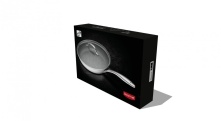 G21 Pánev  Gourmet Miracle 28 cm s poklicí, nerez/greblon