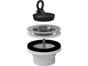 Alcadrain Dřezová výpust 6/4", nerez mřížka,  A33